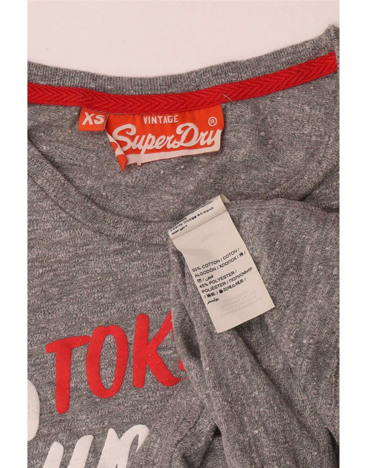 Superdry muška majica kratkih rukava Regular Graphic XS sivi pamuk
