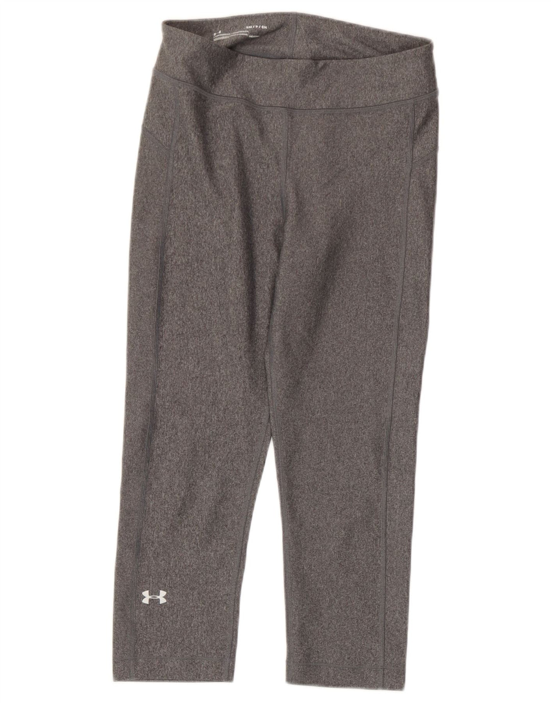 Under Armour Ženske Heat Gear Capri Leggings UK 8 Mali sivi poliester