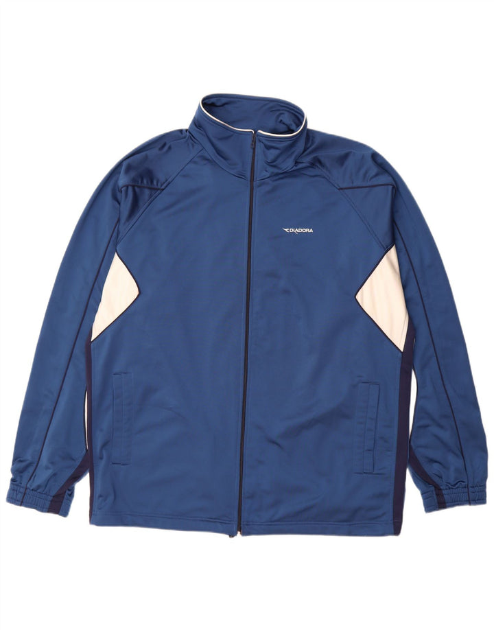 Diadora muška gornja jakna trenirke 2XL poliester plave boje