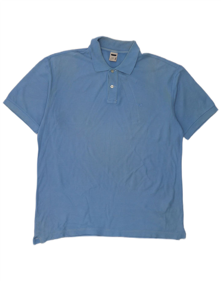 FILA muška polo majica velika plava pamuk