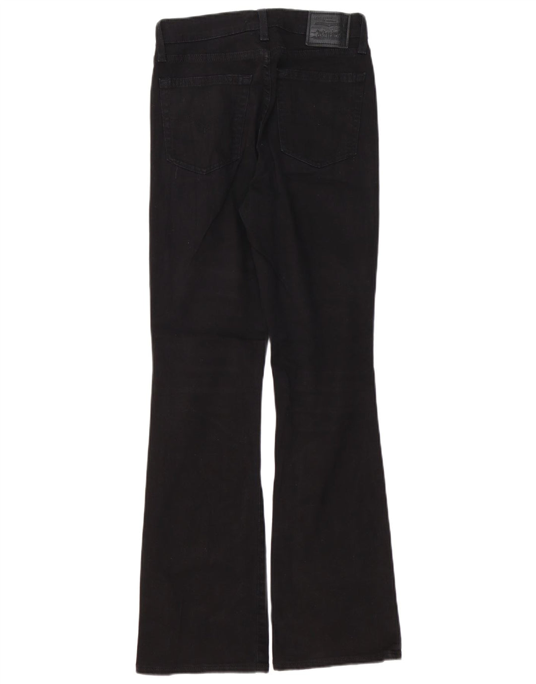 LEVI'S Ženske 725 traperice visokog struka W27 L30 crni pamuk