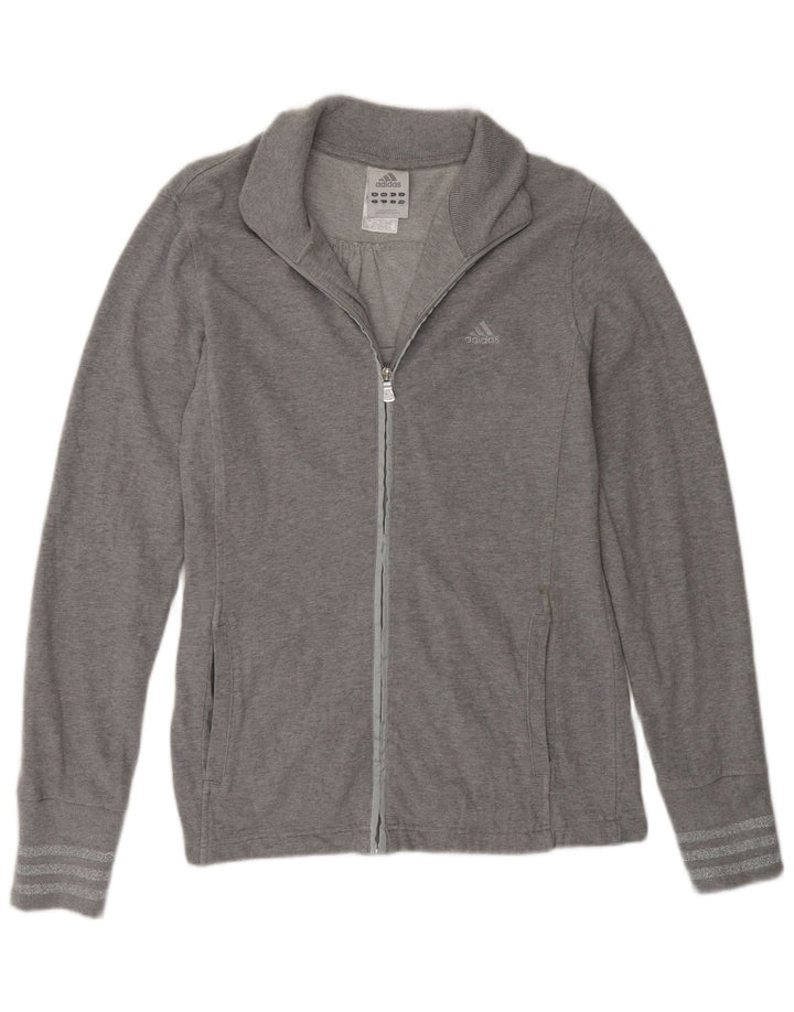 Adidas ženska trenirka gornja jakna UK 16 Large Grey Cotton