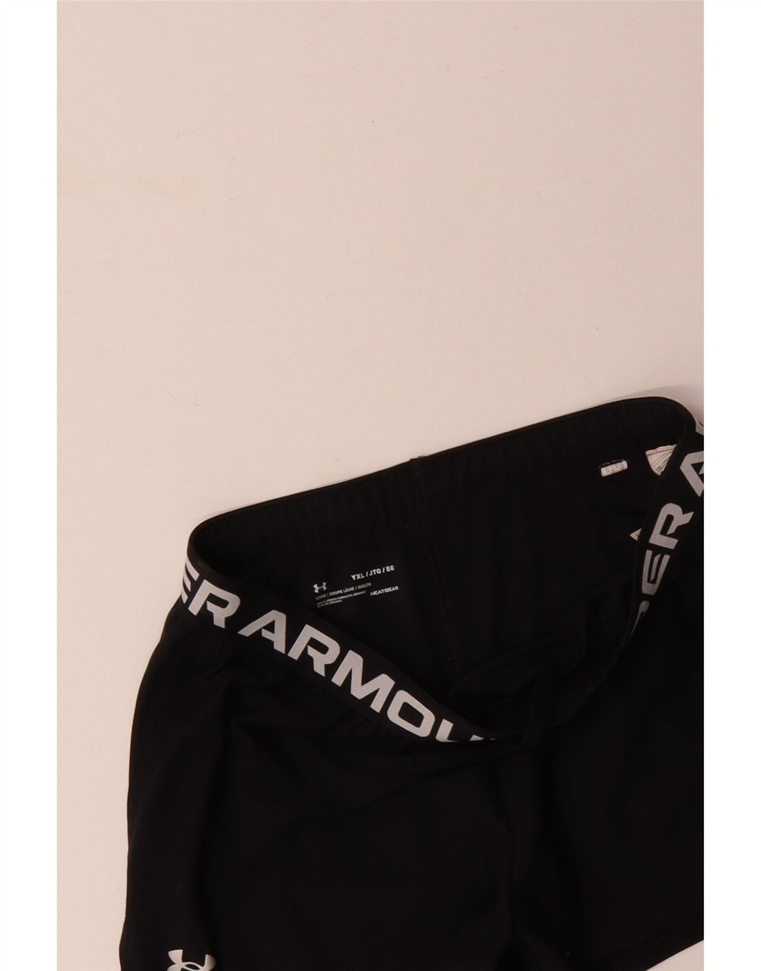 UNDER ARMOUR Kratke sportske hlače za djevojčice 13-14 godina XL, crni poliester