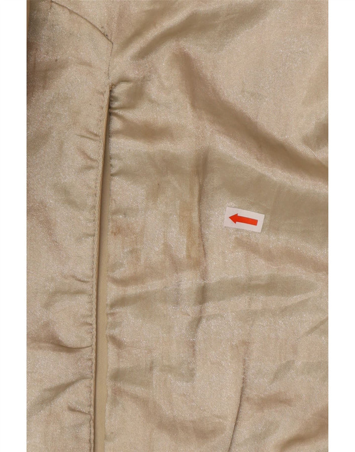 OLLY & CO Ženski kožni kaput UK 10 Mali bež kožni