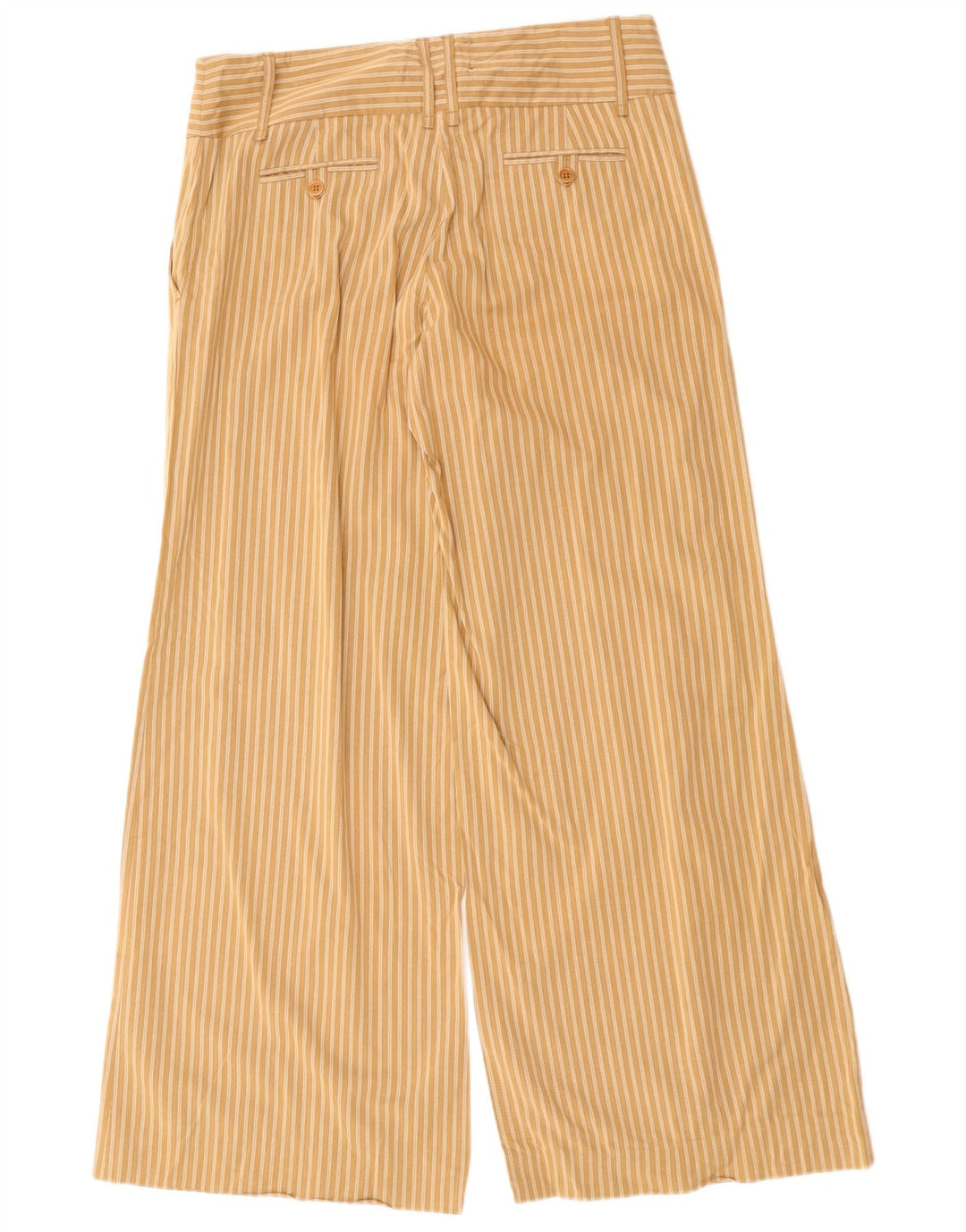 MAX MARA Ženske široke ležerne hlače US 10 Large W34 L32 Smeđe na pruge