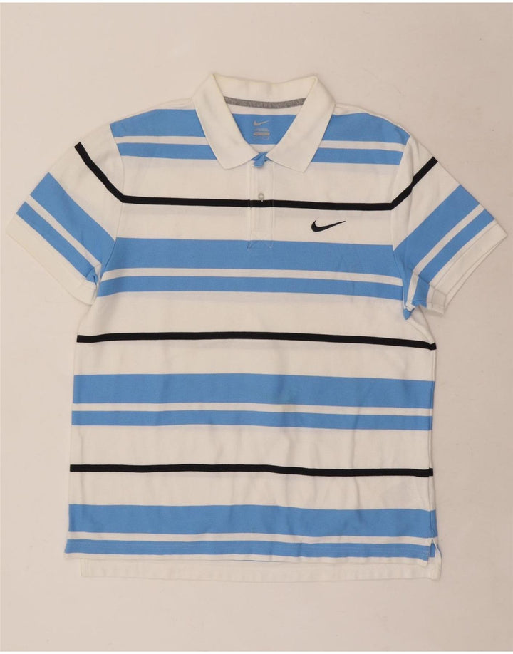 Nike muška polo majica velike bijele pruge, pamuk