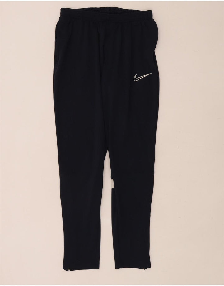 Nike Dri Fit hlače za trenirku srednje tamnoplave poliesterske boje