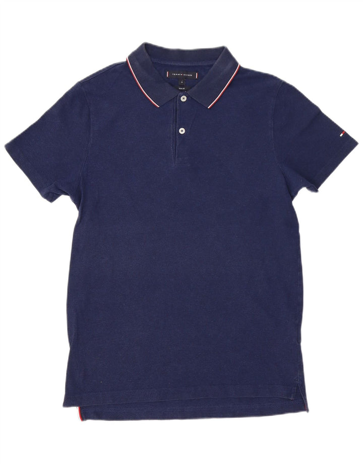 TOMMY HILFIGER Muška polo majica srednjeg kroja tamnoplavi pamuk