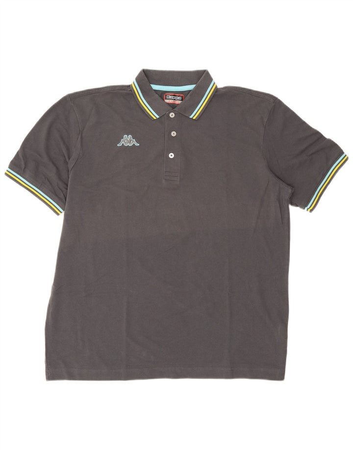 Kappa muška polo majica XL sivi pamuk