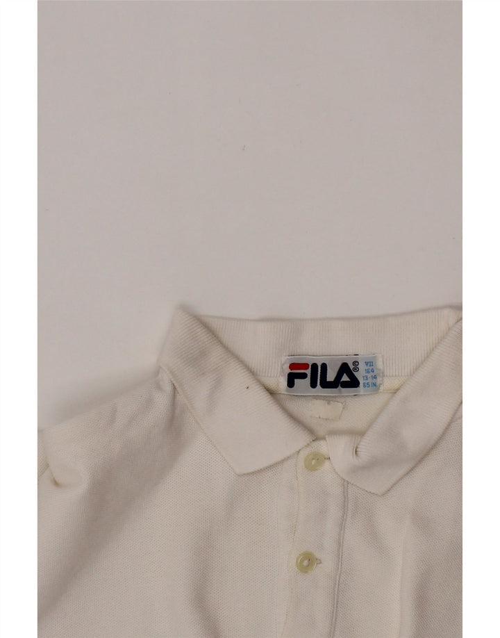 FILA polo majica za dječake 13-14 godina bijela