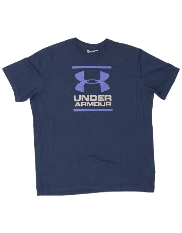 Under Armour muška majica s grafičkim motivima XL tamnoplavi pamuk