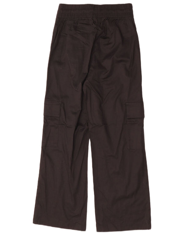 ADIDAS ženske kargo hlače visokog struka UK 8/10 male W25 L28 crne