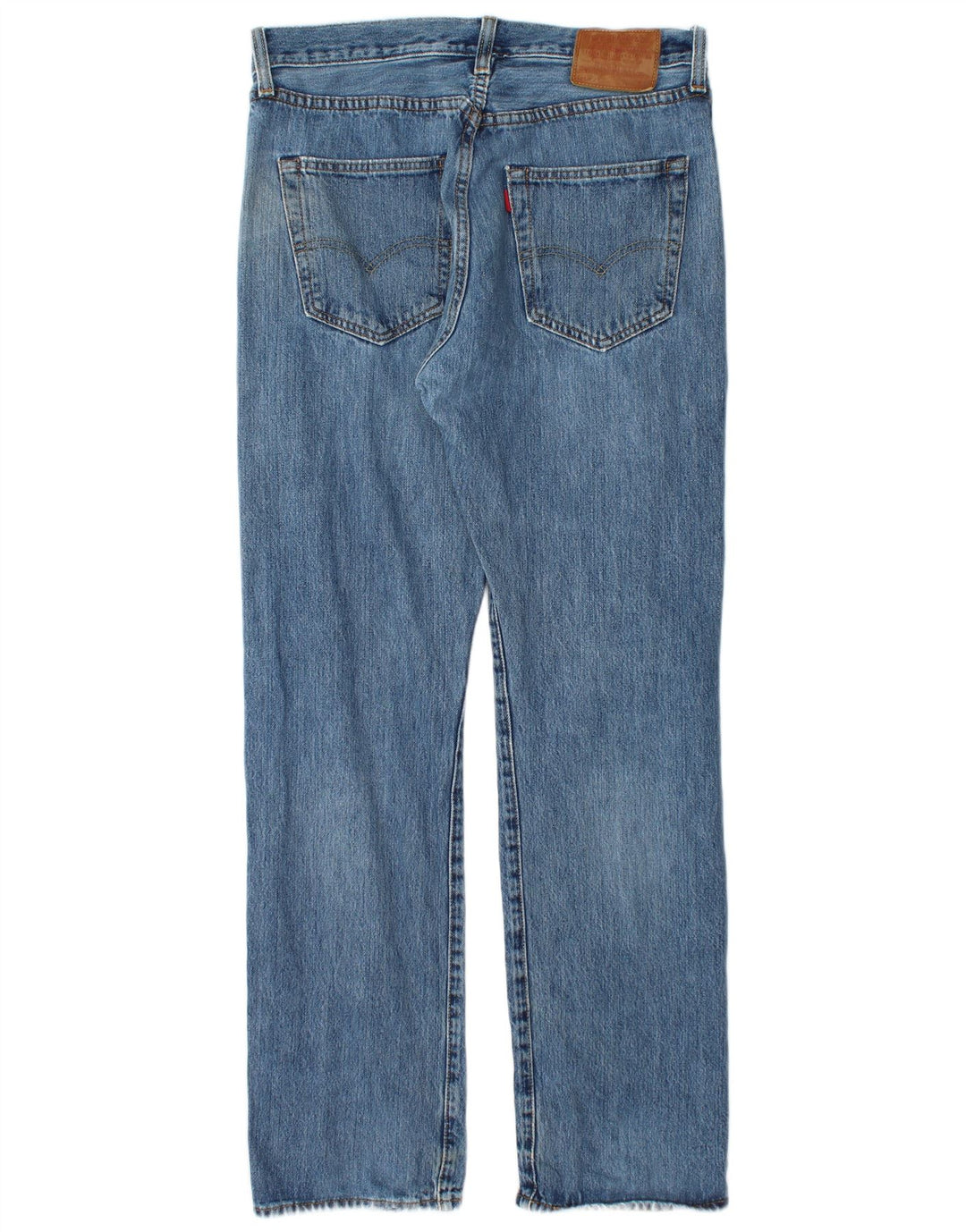 Levi's muške 501 ravne traperice W32 L32 plavi pamuk