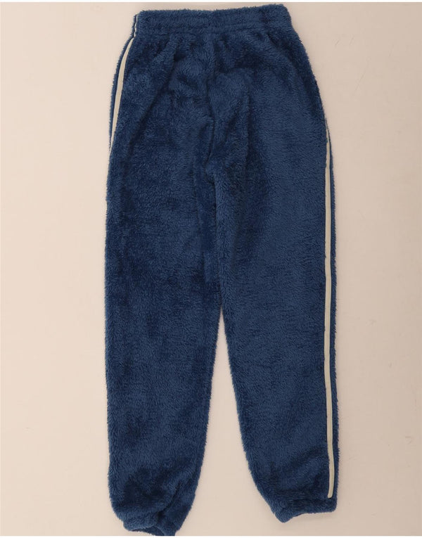 Adidas ženske hlače za trenirku od flisa Joggers UK 4 XS plavi poliester