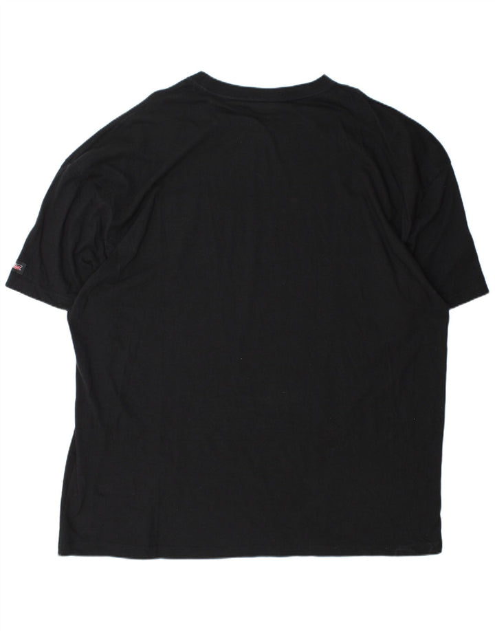 DICKIES Mens T-Shirt Top 4XL Black Cotton