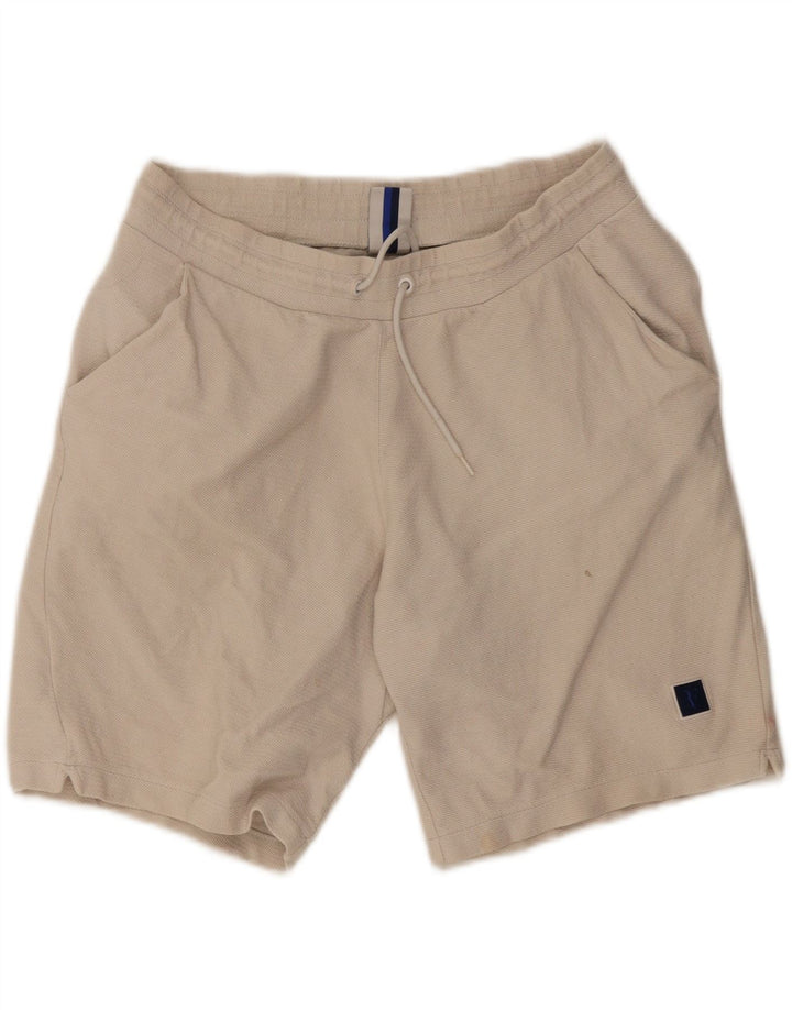 Nike Mens Sport Shorts Large Beige Cotton