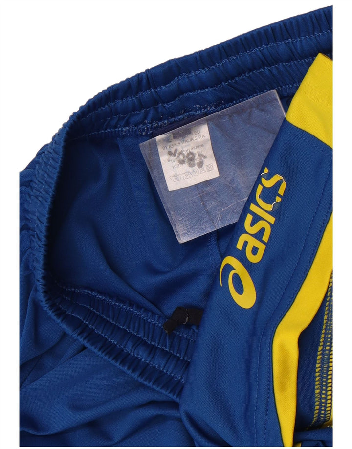 Asics kratke sportske hlače za dječake 11-12 godina, veliki plavi poliester u boji