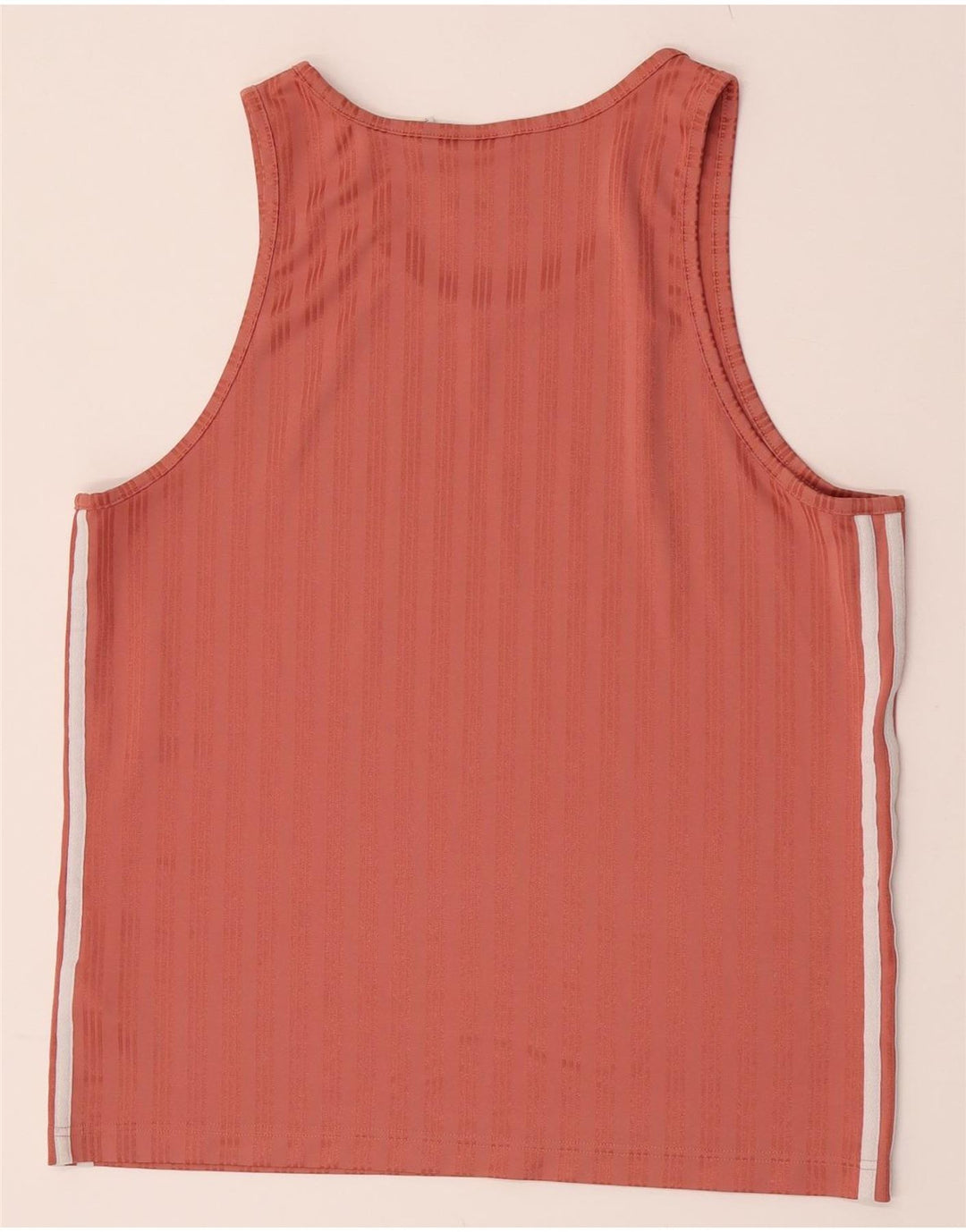 Adidas muški gornji dio prsluka srednje narančaste pruge od poliestera