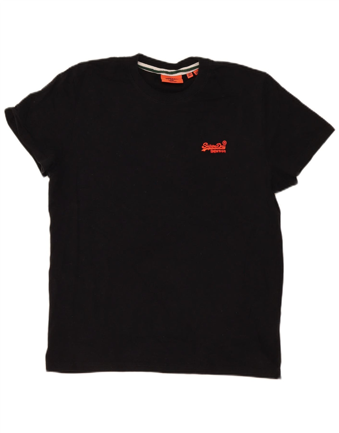 Superdry ženska majica kratkih rukava 2XL crni pamuk