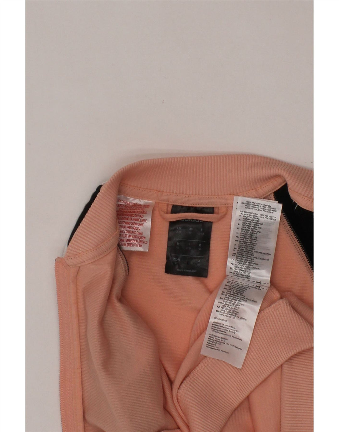 ADIDAS Gornja jakna trenirke za djevojčice 2-3 godine od ružičastog poliestera