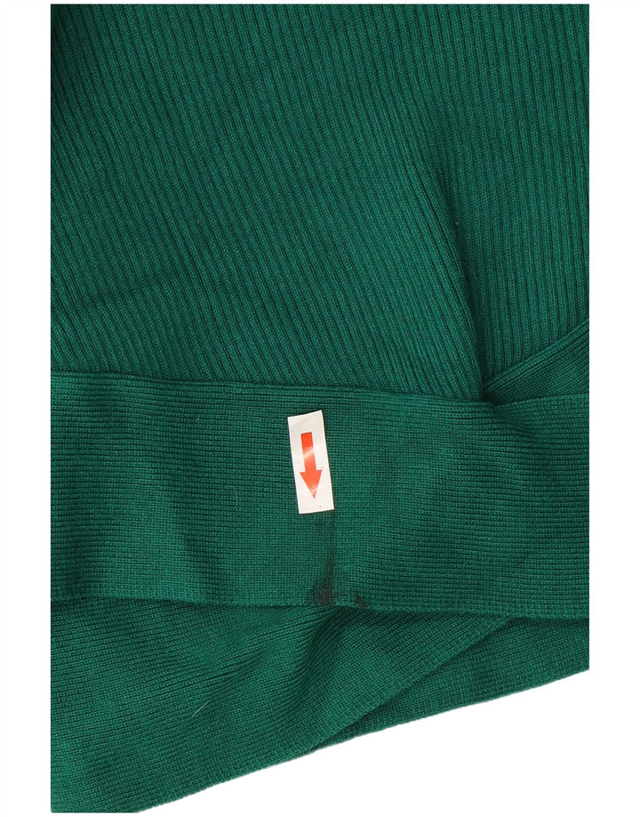 Zara ženski kratki rukav dugih rukava UK 12 Srednje zelena viskoza