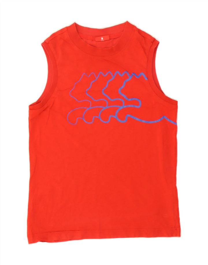 PUMA Boys Graphic Vest Top 11-12 Years Red Cotton Vintage Puma and Second-Hand Puma from Messina Hembry 