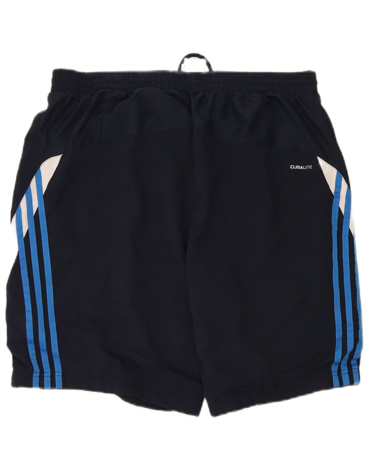 Adidas muške sportske kratke hlače XL tamnoplavi poliester u boji