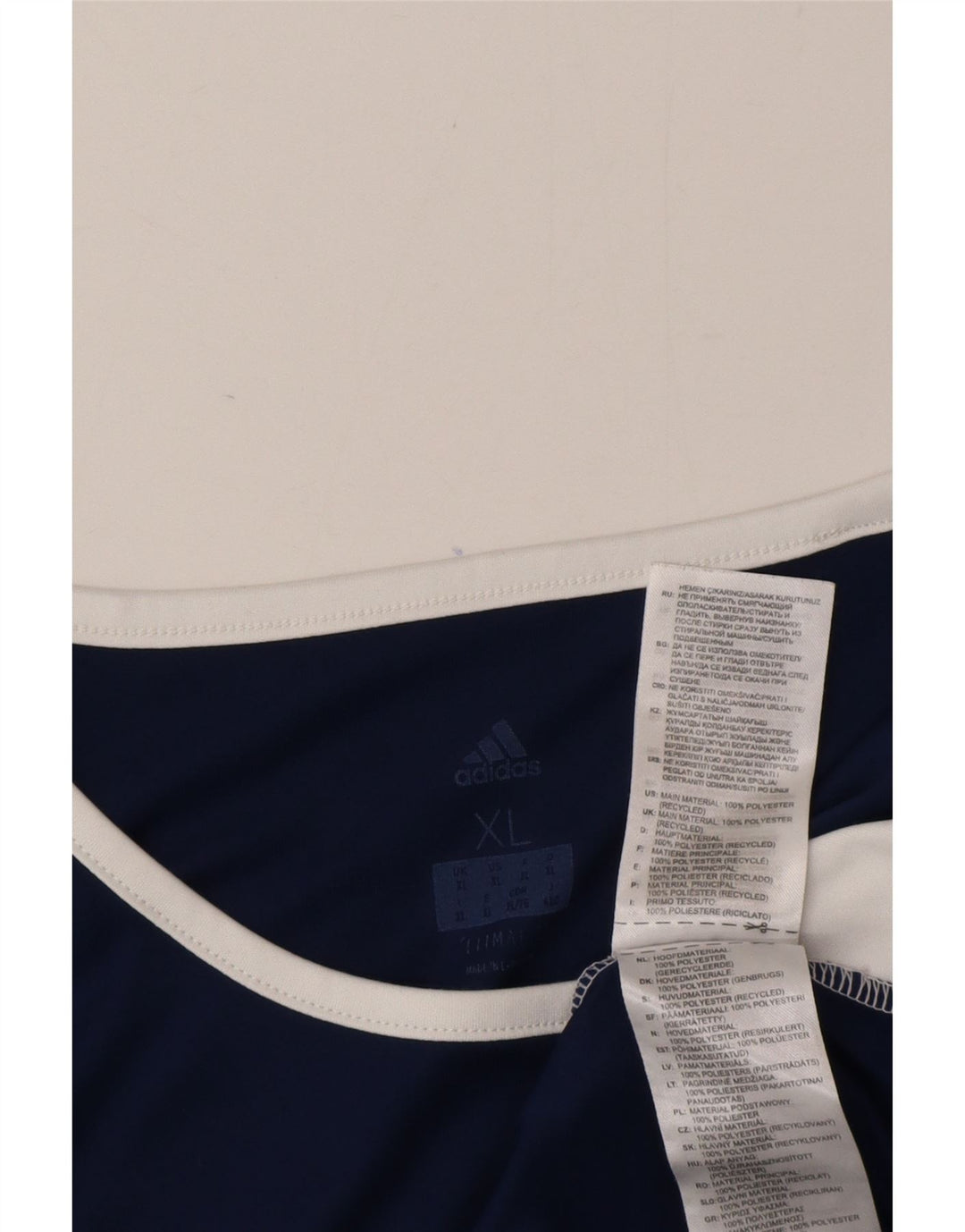 Adidas muška majica Climalite Top XL tamnoplavi poliester u boji