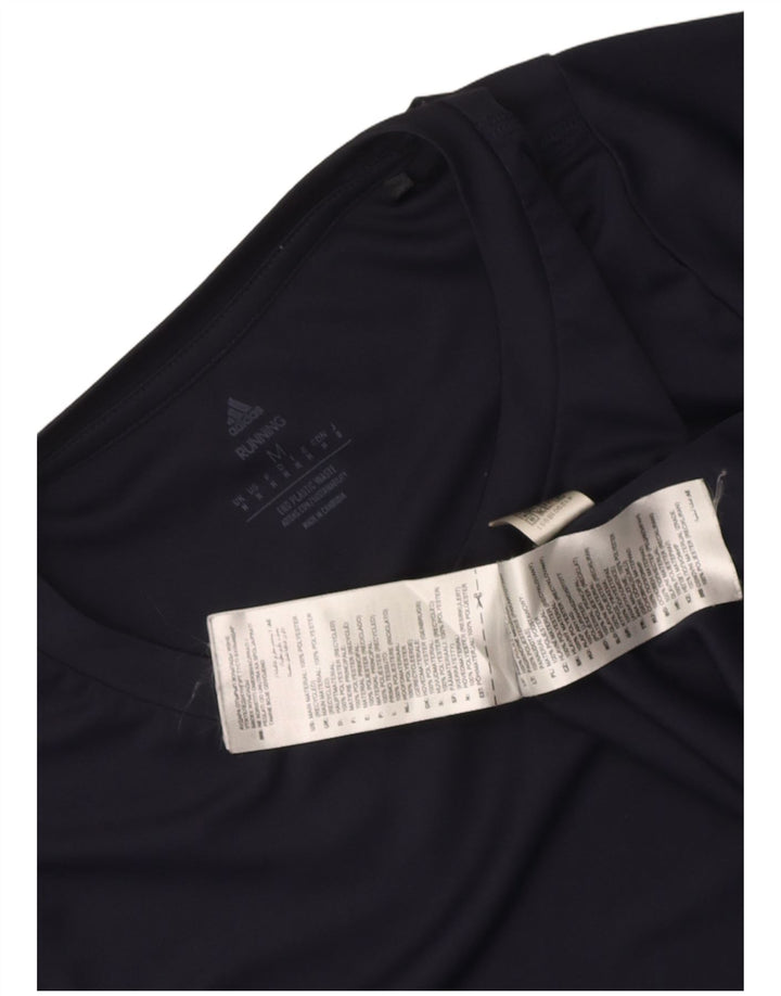 Adidas muška Aeroready majica kratkih rukava Srednji tamnoplavi poliester