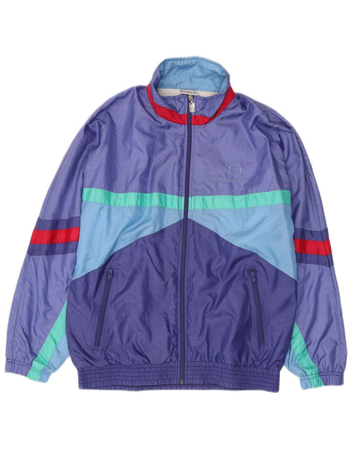 Sergio Tacchini muška puna trenirka IT 46 Small Blue Colourblock poliamid