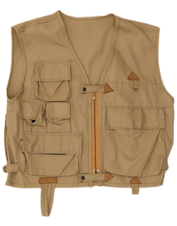Vintage muška uslužna jakna UK 40 Large Beige