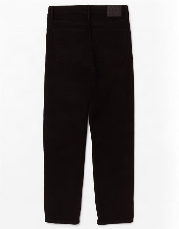 Levi's ženske ravne ležerne hlače W28 L26 crni pamuk