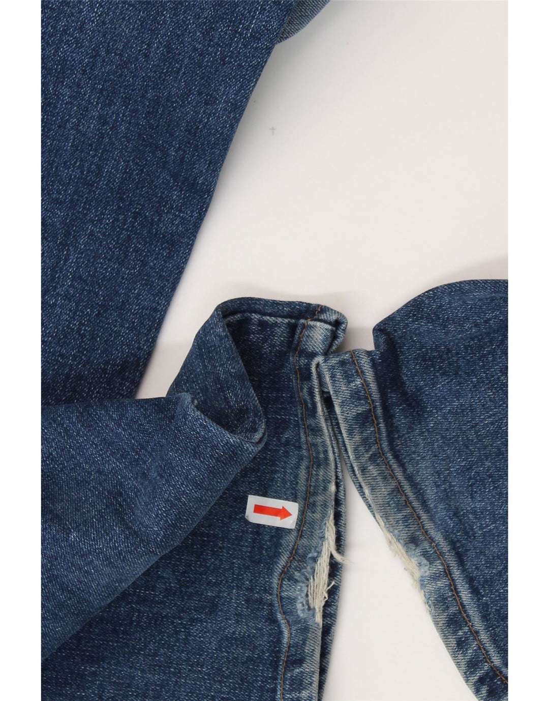 WRANGLER Muške ravne traperice W32 L33 plavi pamuk