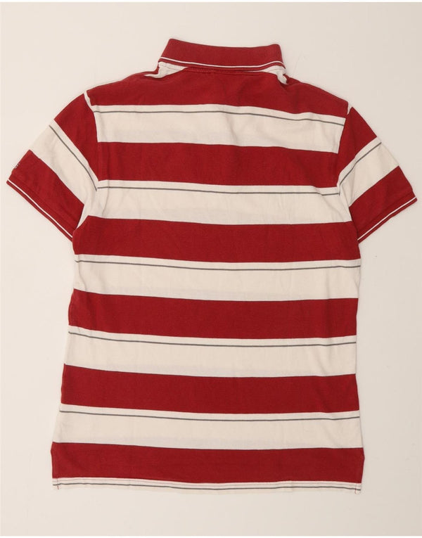 ADIDAS muška ragbi polo majica kratkih rukava Miami Heat srednje crvene pruge