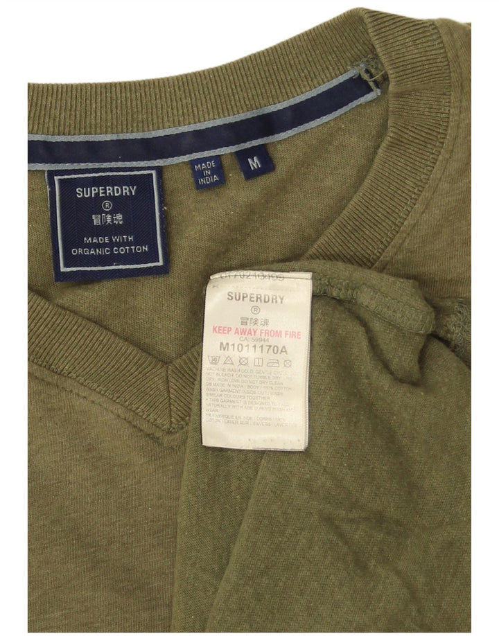 Superdry muška majica kratkih rukava, srednji kaki pamuk