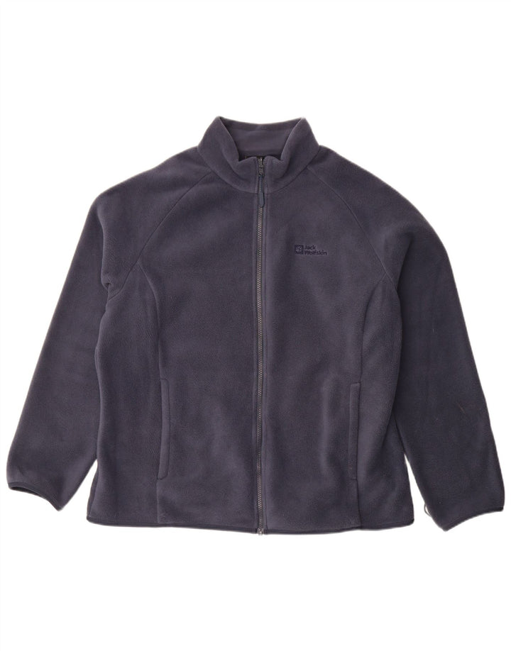 Jack Wolfskin ženska jakna od flisa UK 20 2XL tamnoplavi poliester