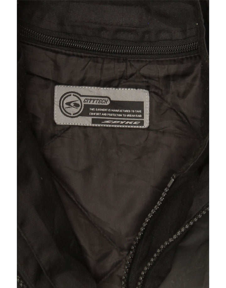 SPYKE Mens Racer Jacket UK 40 Large Black Polyamide Vintage Spyke and Second-Hand Spyke from Messina Hembry 