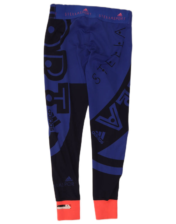 Adidas Ženske Stella Trenirke Hlače Joggers UK 8/10 Male Plave
