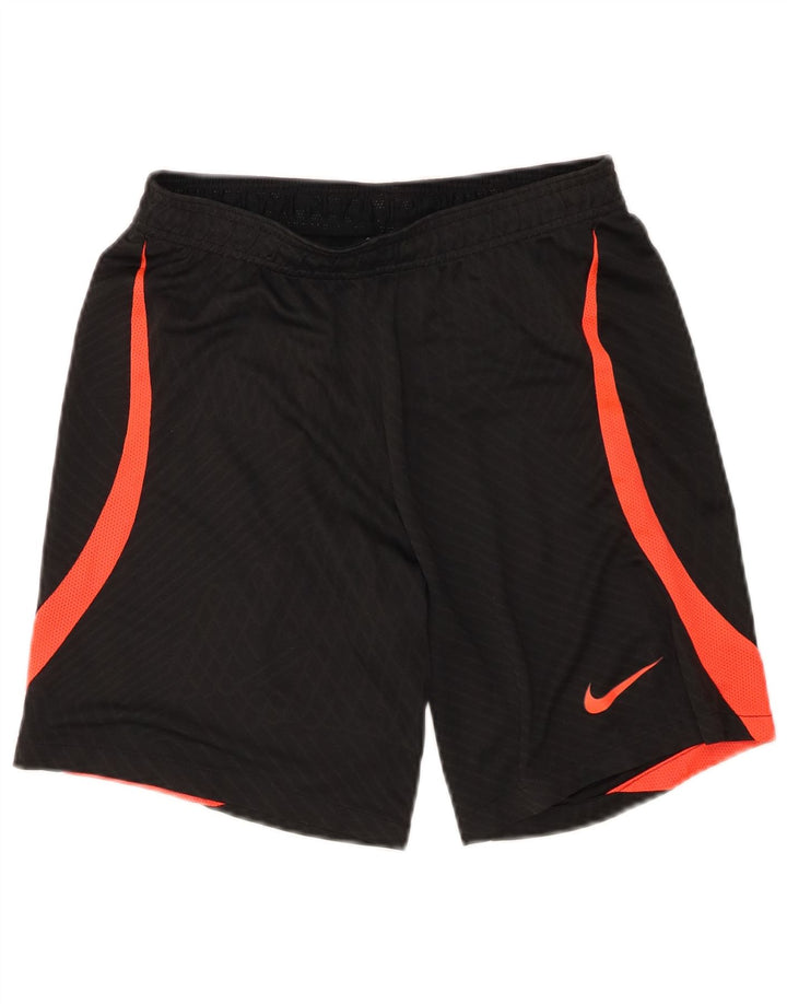 NIKE muške Dri Fit Slim Fit kratke sportske kratke hlače male crne poliesterske boje