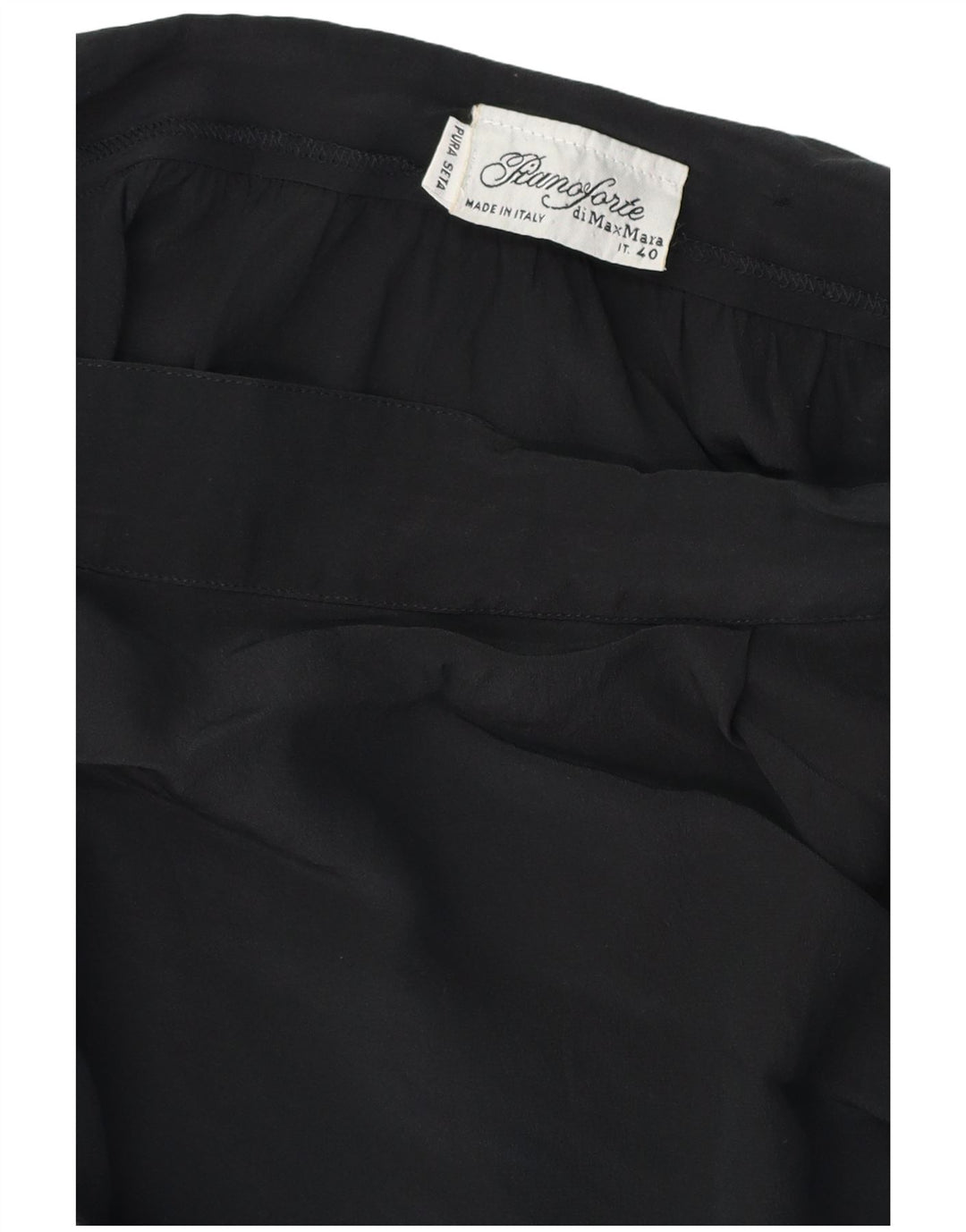 MAX MARA ženska pianoforte asimetrična suknja na omot IT 40 mala W28 crna