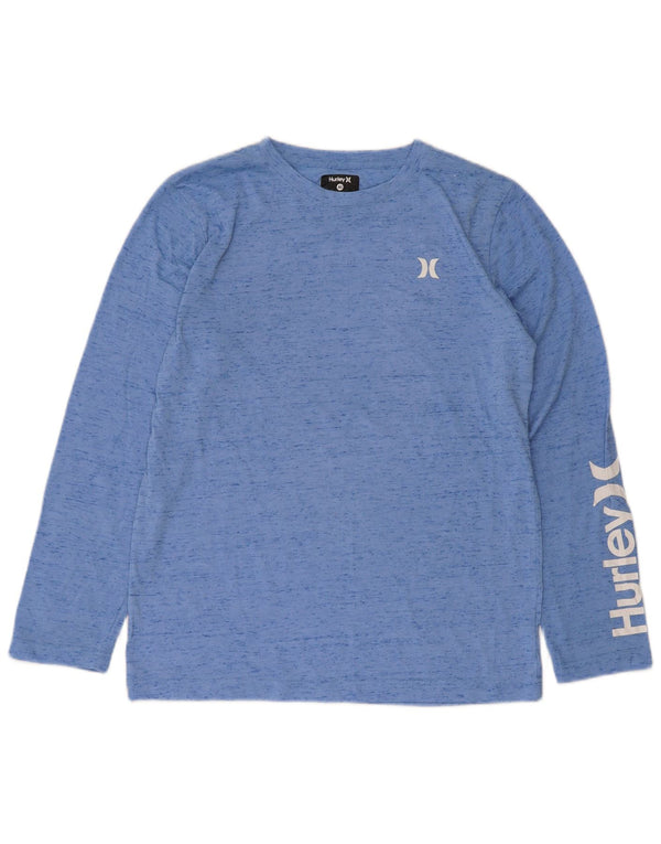 Hurley Boys grafička majica dugih rukava 13-14 godina XL s plavim flekama
