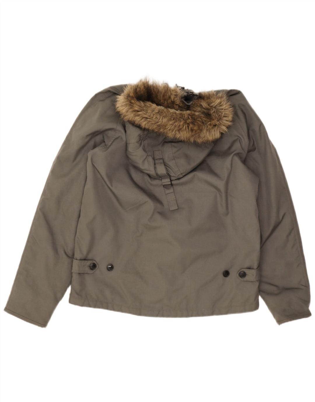 Woolrich muška vjetrovka s kapuljačom UK 40 velika siva