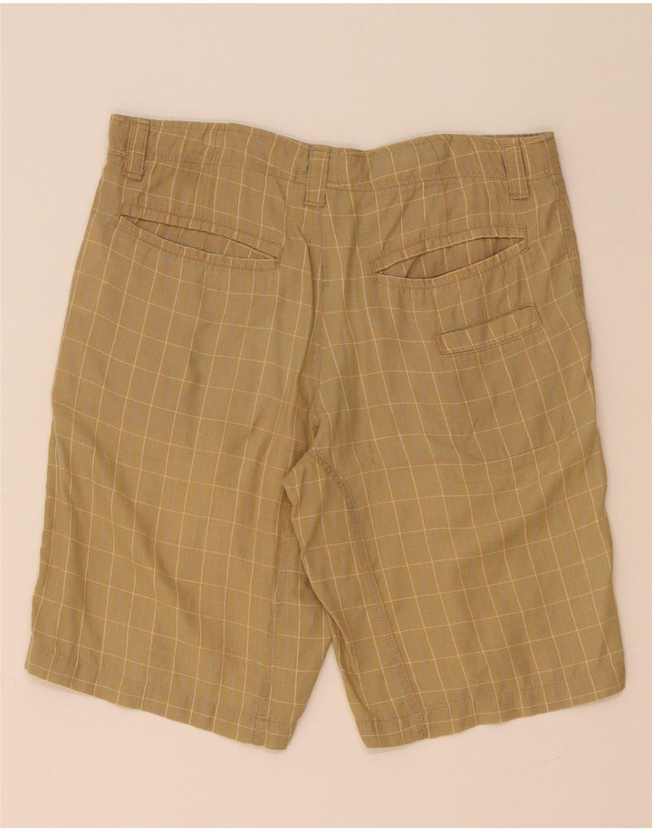 Nike Mens Regular Fit Chino Shorts Small W30 Beige Check