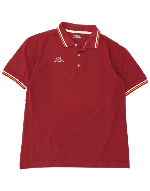 Kappa muška polo majica Large Burgundy Pamuk