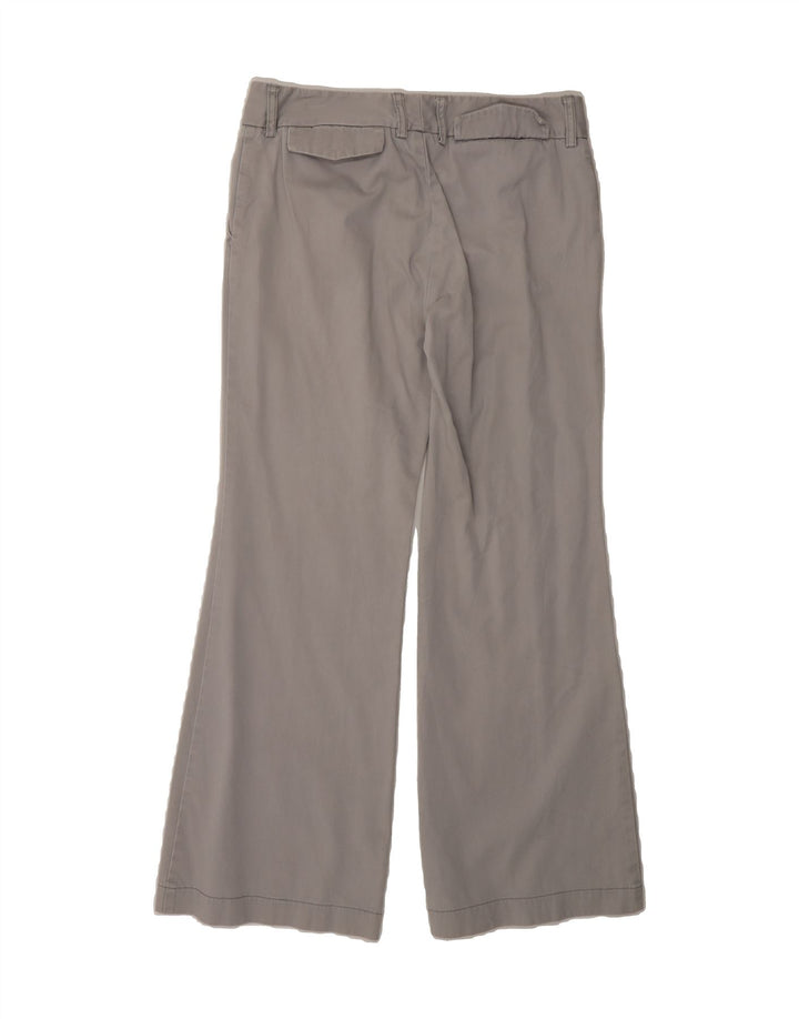 J. CREW Womens Bootcut Chino Trousers US 8 Medium W32 L31 Grey Cotton Vintage J. Crew and Second-Hand J. Crew from Messina Hembry 