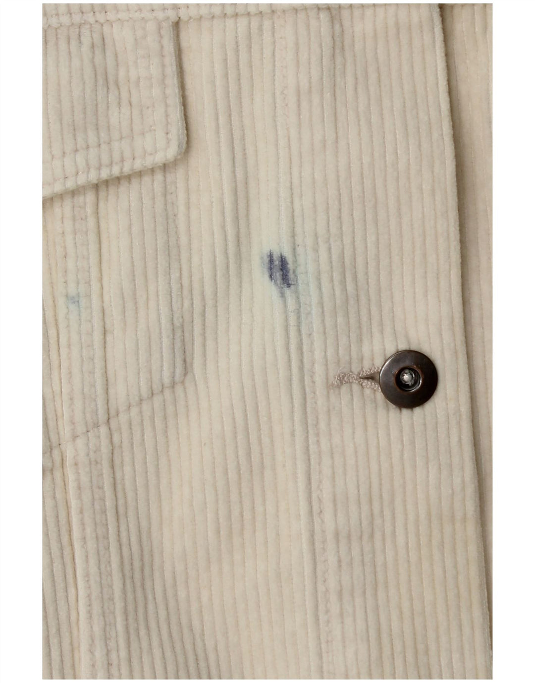 Zara ženska prevelika jakna od samta, UK 10, mala pamučna boja