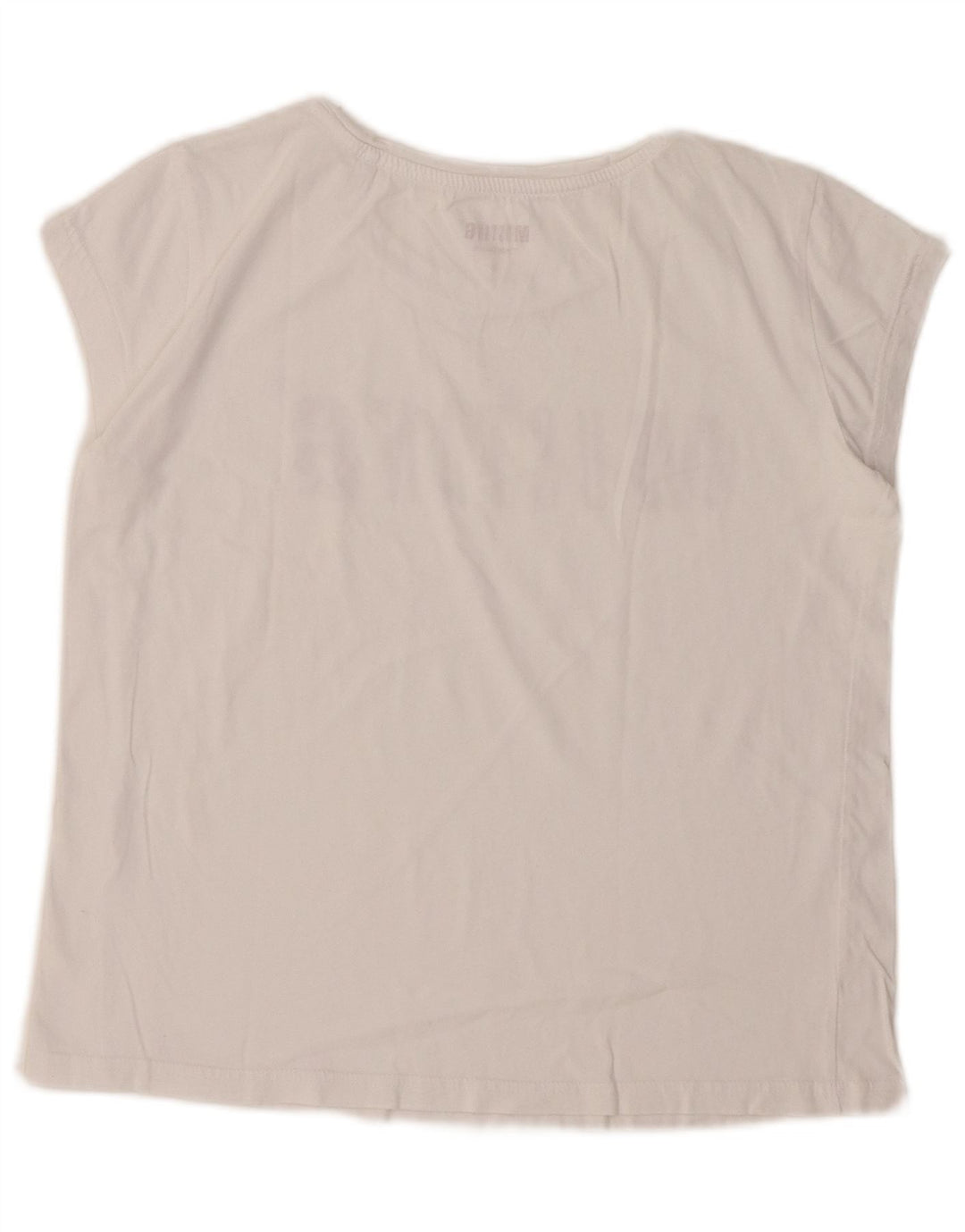 MUSTANG Ženska skraćena majica kratkih rukava UK 10 Mala bijela