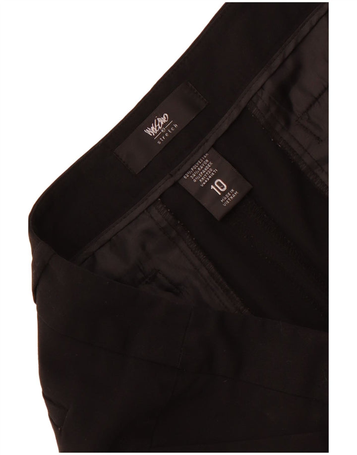 Mossimo ženske ležerne hlače Bootcut US 10 Large W34 L32 crni poliester