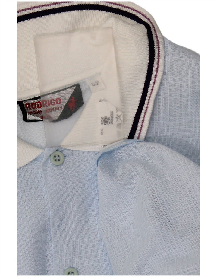 Rodrigo muška pulover majica kratkih rukava IT 52 Large Blue Cotton