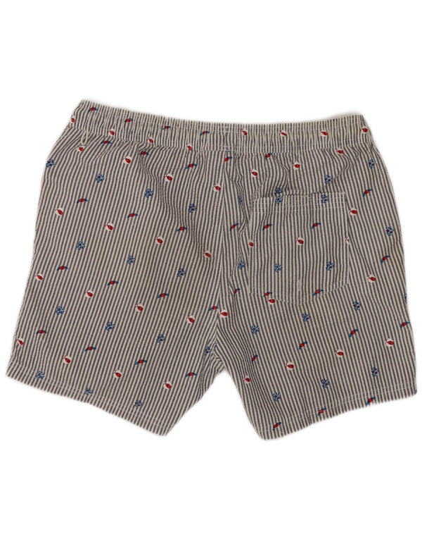 Jack & Jones muške kratke hlače za plivanje srednje plave pruge, pamuk